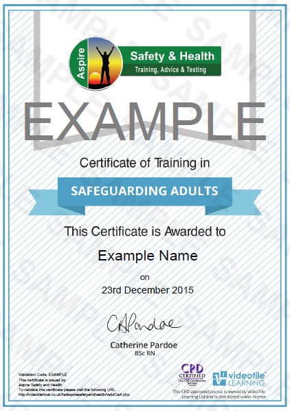 Online Safeguarding Adults Training | Risk Assessment Training ...